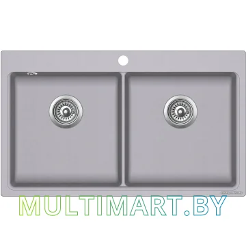 Кухонная мойка Aquasanita Magna SQM200AW (alumetallic 202)
